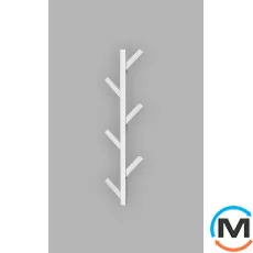 Сушка для рушників Genesis-Aqua ALBERO 1000x200 білий, Колір: Білий, Висота (мм): 1000, фото 