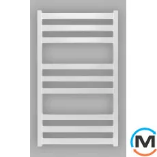 Сушка для рушників Genesis-Aqua TRISTAR FLAT 1200x530 білий, Колір: Білий, Висота (мм): 1200, фото 