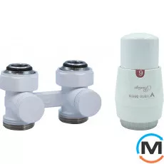 Комплект Vario Term тип V ELEGANT кутовий білий White, фото 