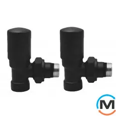 Крани кутові для сушки для рушників Genesis-Aqua чорний, Колір: Чорний, фото 