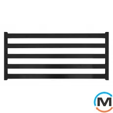 Сушка для рушників Genesis-Aqua BARKER 550x1200 чорний, Колір: Чорний, фото 