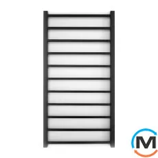 Сушка для рушників Genesis-Aqua FLAT 800x530 чорний, Колір: Чорний, Висота (мм): 800, фото 