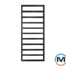 Сушка для рушників Genesis-Aqua JAZI 1000x530 чорний, Колір: Чорний, Висота (мм): 1000, фото 