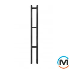 Сушка для рушників Genesis-Aqua MUSA 1200x250 чорний, Колір: Чорний, фото 