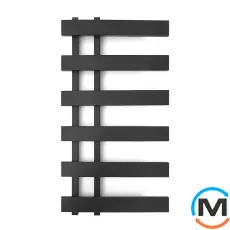 Сушка для рушників Genesis-Aqua SPLIT 1000x500 чорний, Колір: Чорний, Висота (мм): 1000, фото 