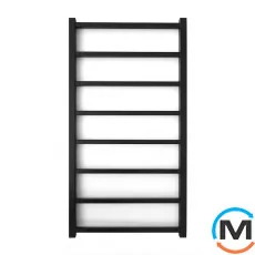 Сушка для рушників Genesis-Aqua TERRA 800x530 чорний, Колір: Чорний, Висота (мм): 800, фото 