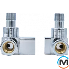 Комплект термостатичний Vario Term QUATTRO REGULATED кутовий лівий White, фото 