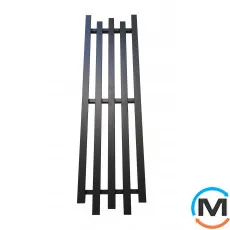 Радіатор Genesis-Aqua BASSA 1600х450 чорний, Колір: Чорний, фото 