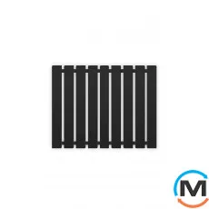 Радіатор Genesis-Aqua BATTERIA 600x800 чорний, Колір: Чорний, Ширина (мм): 800, фото 