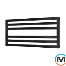 Сушка для рушників Genesis-Aqua TRENTINI 600x1200 чорний, Колір: Чорний, фото 