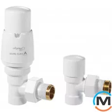 Комплект термостатичний Vario Term ROYAL кутовий White, фото 