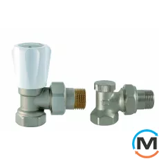 Комплект (кран ручний кутовий+ зворотний кутовий клапан FK), фото 