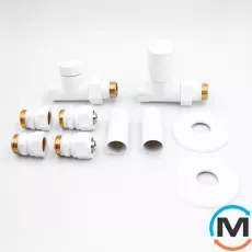 Комплект термостатичний Vario Term SWING All In One прямий (PEX) White, фото 