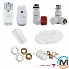 Комплект термостатичний Vario Term VISION All In One лівий (PEX) White, фото 