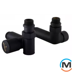 Крани комбо для сушки для рушників Genesis-Aqua графіт, Колір: Графіт, фото 