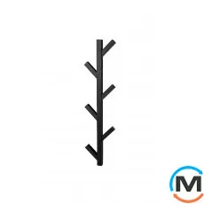 Сушка для рушників Genesis-Aqua ALBERO 1000x200 графіт, Колір: Графіт, Висота (мм): 1000, фото 