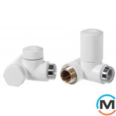 Комплект термостатичний Vario Term INTEGRA REGULATED кутовий лівий White, фото 