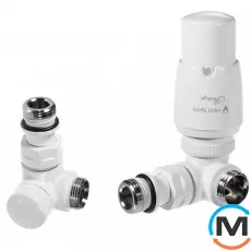 Комплект термостатичний Vario Term VISION кутовий лівий White, фото 