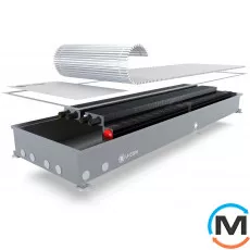 Внутрипольный конвектор U-CON VK2 DC 380/2750/120, Тип конвектора: С вентилятором, Корпус конвектора: Нержавеющая сталь, Кол-во теплообменников: 2, Напряжение вентилятора: 24 V, Способ установки: Внутрипольный, Глубина (мм): 120, Ширина (мм): 380, Длина (мм): 2750, фото 