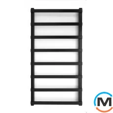 Сушка для рушників Genesis-Aqua BASIS LIGHT 1000x530 графіт, Колір: Графіт, Висота (мм): 1000, фото 