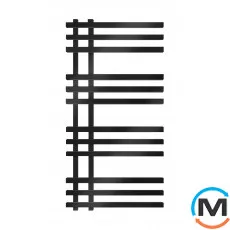 Сушка для рушників Genesis-Aqua CARISMA 1200x500 чорний, Колір: Чорний, Висота (мм): 1200, фото 