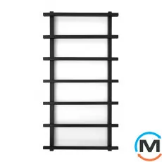 Сушка для рушників Genesis-Aqua KIOTO 800x530 графіт, Колір: Графіт, Висота (мм): 800, фото 