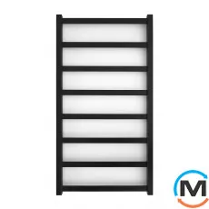 Сушка для рушників Genesis-Aqua LONO 1200x530 графіт, Колір: Графіт, Висота (мм): 1200, фото 