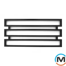 Сушка для рушників Genesis-Aqua OMNIA 550x1200 графіт, Колір: Графіт, фото 