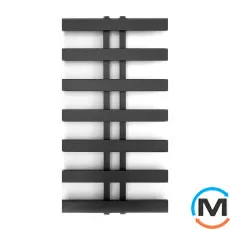 Сушка для рушників Genesis-Aqua SYMMETRY 1200x500 графіт, Колір: Графіт, Висота (мм): 1200, фото 