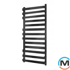 Сушка для рушників Genesis-Aqua SANTA 1000x530 чорний, Колір: Чорний, Висота (мм): 1000, фото 