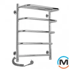 Сушка для рушників електрична Laris Стандарт П5 500 х 660 з полицею Е (підкл. зліва), фото 