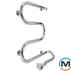 Сушка для рушників електрична Laris Змійовик 25 РС3 400 х 500 Е (підкл. праворуч), фото 