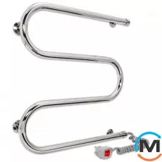 Сушка для рушників електрична Laris Змійовик 25 РС3 500 х 500 Е (підкл. праворуч), фото 