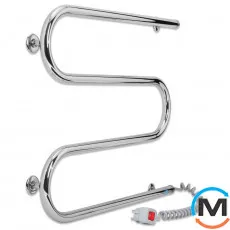 Сушка для рушників електрична Laris Змійовик 25 РС3 600 х 500 Е (підкл. праворуч), фото 