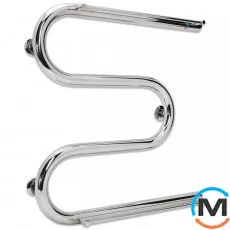 Сушка для рушників водяна Laris Змійовик 30 РС3 500 х 500 з 2-ма полицями 1/2'', фото 