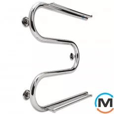 Сушка для рушників водяна Laris Змійовик 32 РС3 500 х 500 з 2-ма полицями 1", фото 