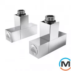 Кран кутовий Laris 1/2" - 1/2" Кватро 2шт. (LX-855), фото 