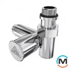 Кран кутовий Laris Під ТЕН 1/2" - 1/2" 2шт. (LX-2044), фото 