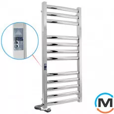 Сушка для рушників електрична Laris Атлант Преміум П12 500 х 1200 Е (підкл. зліва), фото 