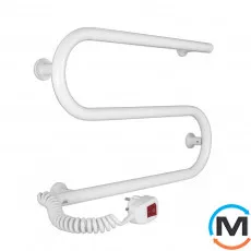 Сушка для рушників електрична Laris Зебра Змійовик 25 ЧК2 500 х 330 Е (підкл. зліва), фото 