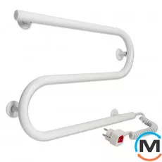 Сушка для рушників електрична Laris Зебра Змійовик 25 ЧК2 500 х 330 Е (підкл. праворуч), фото 