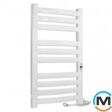 Сушка для рушників електрична Laris Зебра Атлант Преміум ЧК10 500 х 900 Е (підкл. праворуч), фото 