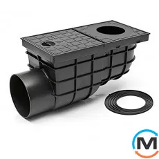 Трап із горизонтальним випуском MCH 325 G, Випуск сифону: Горизонтальний, фото 