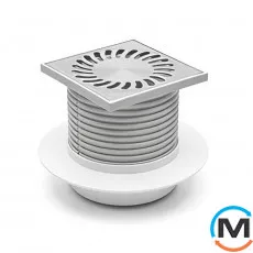 Трап із вертикальним випуском MCH 420 NL гідрозатвор, Випуск сифону: Вертикальний, фото 