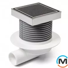 Трап із горизонтальним випуском MCH C 425 L гідрозатвор, Випуск сифону: Горизонтальний, фото 