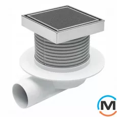 Трап із горизонтальним випуском MCH C 425 XL сухий сифон, Випуск сифону: Горизонтальний, фото 