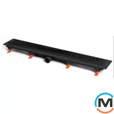 Душовий канал MCH CH 350 HC з ґратами "Гармонія", Монтажна довжина (мм): 415, фото 