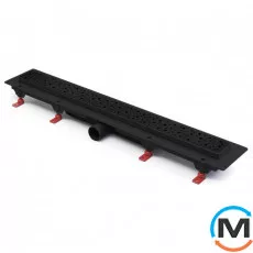 Душовий канал MCH CH 450 SC з ґратами "Квадрати", Монтажна довжина (мм): 515, фото 