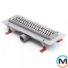 Душовий канал MCH CH 350 H з ґратами "Гармонія", Монтажна довжина (мм): 415, фото 