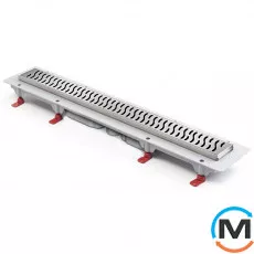 Душовий канал MCH CH 650/S40 HN 1 з ґратами "Гармонія", Монтажна довжина (мм): 715, фото 